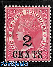 2cents on 1`p, Stamp out of set