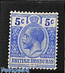 5c, WM Multiple Crown-CA, Stamp out of set