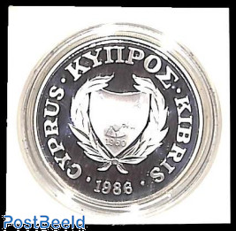 1 pound, WWF, silver