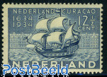 12.5c, 17th century war ship, Stamp out of set