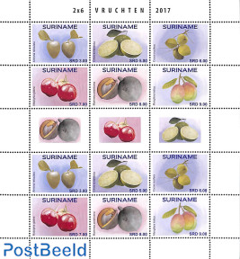 Fruits, sheet