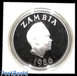 10 Kwacha, WWF silver coin