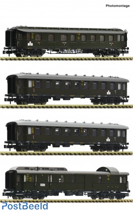 4-piece set: Express train, DRG