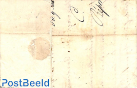 Folding letter from Rotterdam to Bordeaux