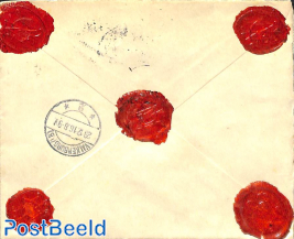Registered letter from 's Gravenpolder to Valkenburg