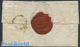 Folding letter from Amsterdam to Breda