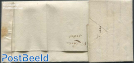 Folding letter from Amsterdam to Schiedam