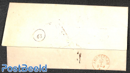 Folding letter from 's-GRAVENHAGE to Amsterdam