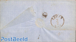 Folding letter from s'-Gravenhage to Leiden