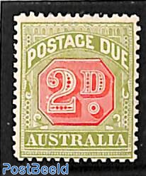 2d, postage due, perf. 12:12.5, plate I