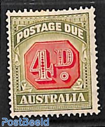 4d, postage due, stamp out of set