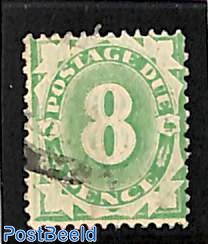 8d, Postage due, perf. 12:11.5, Stamp out of set