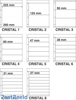 Kosmos stock pages Cristal assortiment (per 8)