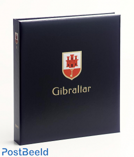 Luxe stamp album Gibraltar I 1886-1989