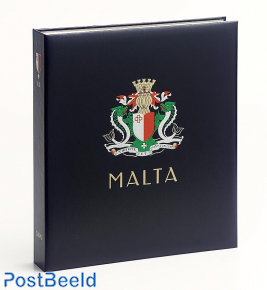 Luxe postzegelalbum Malta II 1975-1988