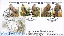 25 Years Bird stamps 5v (from m/s)