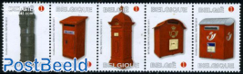 Stamp Day, letter boxes 5v [::::]