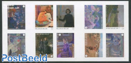 Theo van Rysselberghe 10v s-a in booklet
