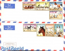 Horses set on 2 covers (not sent)