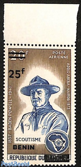 Baden Powell, scouting, overprint