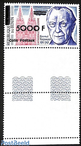 Konrad Adenauer overprint