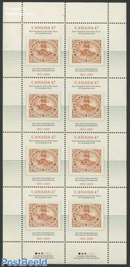 150 Years Canadian post m/s