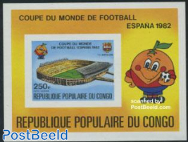 World Cup Football Spain s/s, imperforated