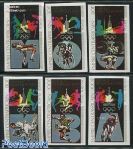 Olympic games Moscow 6v, imperforated