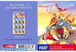 Christmas foil booklet