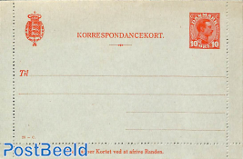 Card letter, 10o, 26-C