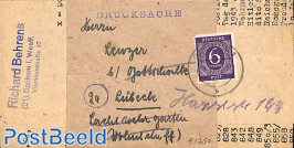 Printed matter (stamp pricelist), forwarded