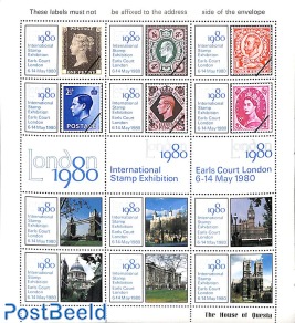 London 1980 promotional seals s/s