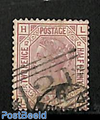 2.5d, plate 12, used