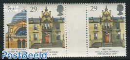 Europa, post offices 2v,Gutter pairs
