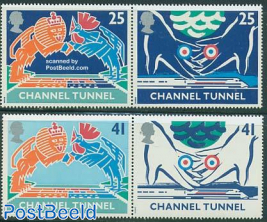 Channel tunnel 2x2v, joint issue with France