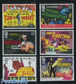 Classic on Hammer films 6v