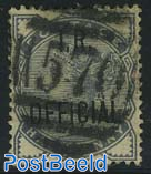 I.R. OFFICIAL Overprint 1/2p, used