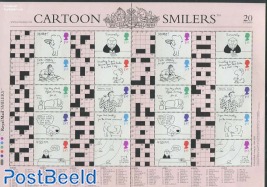 Label Sheet, Crossword cartoons