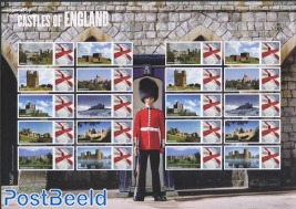 Castles of England, Label Sheet
