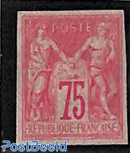 75c, Stamp out of set