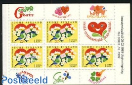 Greeting stamps booklet, joint issue Estonia