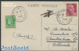 Greeting card from Limoges to Amsterdam