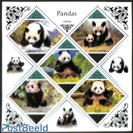 pandas, numbered edition