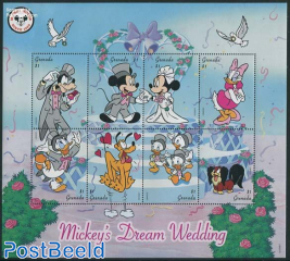 Mickey & Minnie wedding 8v m/s