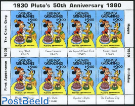 Pluto 50th Anniversary m/s