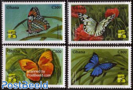 Australia 99, butterflies 4v