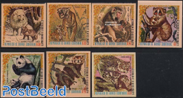 Asian animals 7v imperforated