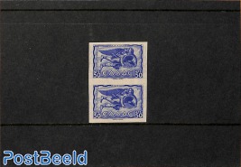 Imperforated pair MNH