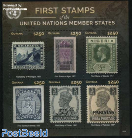 First Stamps, N-P 6v m/s