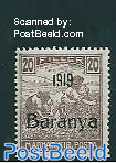 Baranya, 20f, stamp out of set